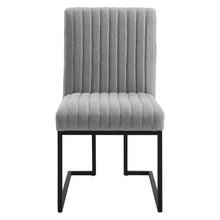 Load image into Gallery viewer, Indulge Channel Tufted Fabric Dining Chairs Set of 2 by Modway