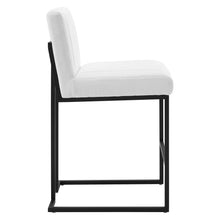 Load image into Gallery viewer, Indulge Channel Tufted Fabric Counter Stools Set of 2 by Modway