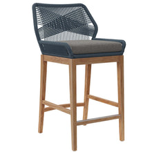 Load image into Gallery viewer, Wellspring Outdoor Patio Teak Wood Bar Stool by Modway