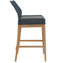 Load image into Gallery viewer, Wellspring Outdoor Patio Teak Wood Bar Stool by Modway