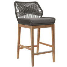 Load image into Gallery viewer, Wellspring Outdoor Patio Teak Wood Bar Stool by Modway
