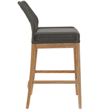 Load image into Gallery viewer, Wellspring Outdoor Patio Teak Wood Bar Stool by Modway