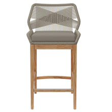 Load image into Gallery viewer, Wellspring Outdoor Patio Teak Wood Bar Stool by Modway
