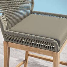 Load image into Gallery viewer, Wellspring Outdoor Patio Teak Wood Bar Stool by Modway
