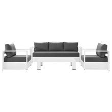 Load image into Gallery viewer, Tahoe 4-Piece Outdoor Patio Powder-Coated Aluminum Set by Modway