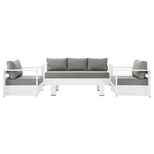 Load image into Gallery viewer, Tahoe 4-Piece Outdoor Patio Powder-Coated Aluminum Set by Modway