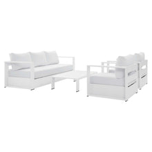 Load image into Gallery viewer, Tahoe 4-Piece Outdoor Patio Powder-Coated Aluminum Set by Modway
