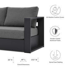 Load image into Gallery viewer, Tahoe 2-Piece Outdoor Patio Powder-Coated Aluminum Set by Modway