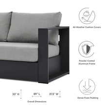 Load image into Gallery viewer, Tahoe 2-Piece Outdoor Patio Powder-Coated Aluminum Set by Modway