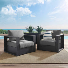 Load image into Gallery viewer, Tahoe 2-Piece Outdoor Patio Powder-Coated Aluminum Armchair Set by Modway