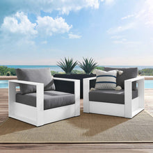 Load image into Gallery viewer, Tahoe 2-Piece Outdoor Patio Powder-Coated Aluminum Armchair Set by Modway