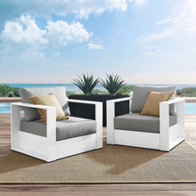Load image into Gallery viewer, Tahoe 2-Piece Outdoor Patio Powder-Coated Aluminum Armchair Set by Modway