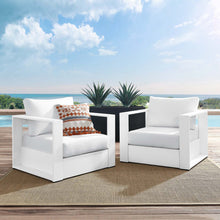 Load image into Gallery viewer, Tahoe 2-Piece Outdoor Patio Powder-Coated Aluminum Armchair Set by Modway