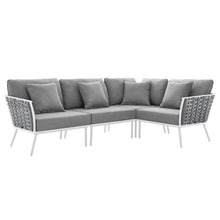 Load image into Gallery viewer, Stance Outdoor Patio Aluminum Large Sectional Sofa by Modway