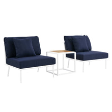Load image into Gallery viewer, Stance 3 Piece Outdoor Patio Aluminum Set by Modway