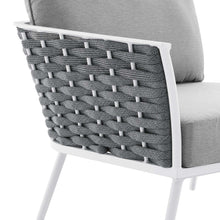 Load image into Gallery viewer, Stance 4 Piece Outdoor Patio Aluminum Sectional Sofa Set by Modway