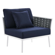 Load image into Gallery viewer, Stance 4 Piece Outdoor Patio Aluminum Sectional Sofa Set by Modway