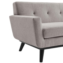 Load image into Gallery viewer, Engage Herringbone Fabric Loveseat by Modway