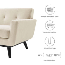 Load image into Gallery viewer, Engage Herringbone Fabric Sofa by Modway
