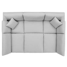 Load image into Gallery viewer, Commix 6-Piece Down Filled Overstuffed Sectional Sofa by Modway