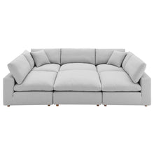 Load image into Gallery viewer, Commix 6-Piece Down Filled Overstuffed Sectional Sofa by Modway