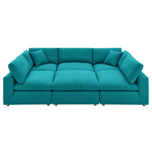 Load image into Gallery viewer, Commix 6-Piece Down Filled Overstuffed Sectional Sofa by Modway