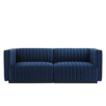 Load image into Gallery viewer, Conjure Channel Tufted Performance Velvet Loveseat by Modway