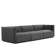 Load image into Gallery viewer, Conjure Channel Tufted Performance Velvet Sofa by Modway