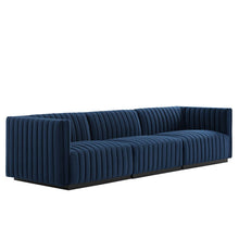 Load image into Gallery viewer, Conjure Channel Tufted Performance Velvet Sofa in