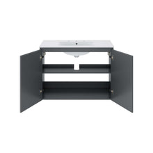 Load image into Gallery viewer, Bryn 36" Wall-Mount Bathroom Vanity by Modway