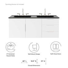 Load image into Gallery viewer, Vitality 48" Double Sink Bathroom Vanity by Modway
