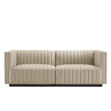 Load image into Gallery viewer, Conjure Channel Tufted Upholstered Fabric Loveseat by Modway