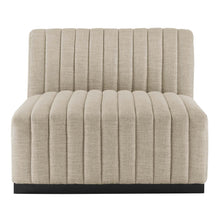 Load image into Gallery viewer, Conjure 6-Piece Channel Tufted Upholstered Fabric U-Shaped Sectional by Modway