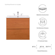 Load image into Gallery viewer, Scenic 24" Wall-Mount Bathroom Vanity by Modway