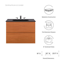 Load image into Gallery viewer, Scenic 30" Wall-Mount Bathroom Vanity by Modway