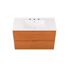 Load image into Gallery viewer, Scenic 36" Wall-Mount Bathroom Vanity by Modway