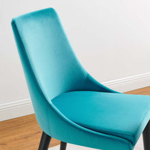 Load image into Gallery viewer, Viscount Accent Performance Velvet Dining Chairs Set of 2 by Modway