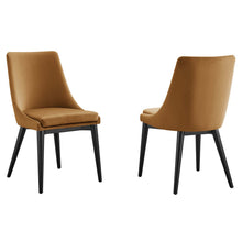 Load image into Gallery viewer, Viscount Accent Performance Velvet Dining Chairs Set of 2 by Modway