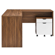 Load image into Gallery viewer, Envision Wood Desk and File Cabinet Set by Modway