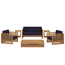 Load image into Gallery viewer, Carlsbad 6-Piece Teak Wood Outdoor Patio Set by Modway