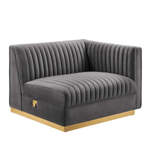 Load image into Gallery viewer, Sanguine 6-Piece Channel Tufted Performance Velvet Modular Sectional Sofa by Modway