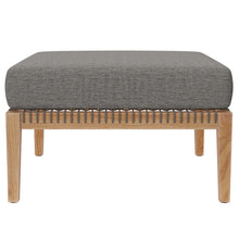 Load image into Gallery viewer, Clearwater Outdoor Patio Teak Wood Ottoman by Modway
