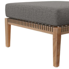 Load image into Gallery viewer, Clearwater Outdoor Patio Teak Wood Ottoman by Modway