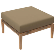 Load image into Gallery viewer, Clearwater Outdoor Patio Teak Wood Ottoman by Modway