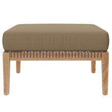 Load image into Gallery viewer, Clearwater Outdoor Patio Teak Wood Ottoman by Modway