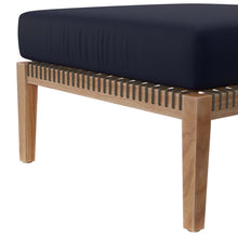 Load image into Gallery viewer, Clearwater Outdoor Patio Teak Wood Ottoman by Modway