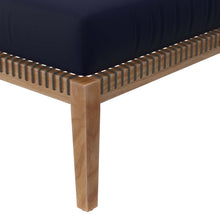 Load image into Gallery viewer, Clearwater Outdoor Patio Teak Wood Ottoman by Modway