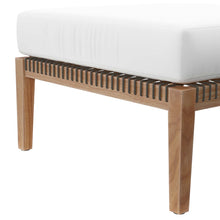 Load image into Gallery viewer, Clearwater Outdoor Patio Teak Wood Ottoman by Modway