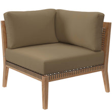 Load image into Gallery viewer, Clearwater Outdoor Patio Teak Wood Corner Chair by Modway