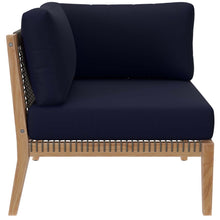 Load image into Gallery viewer, Clearwater Outdoor Patio Teak Wood Corner Chair by Modway